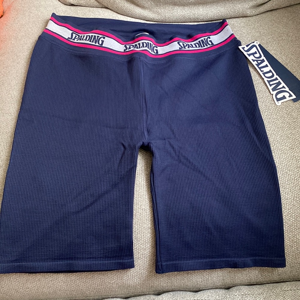 New Spalding biker shorts